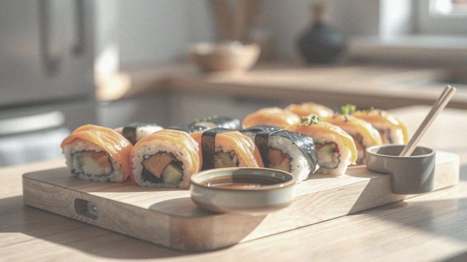 Ile tłuszczu znajduje się w sushi z Biedronki?