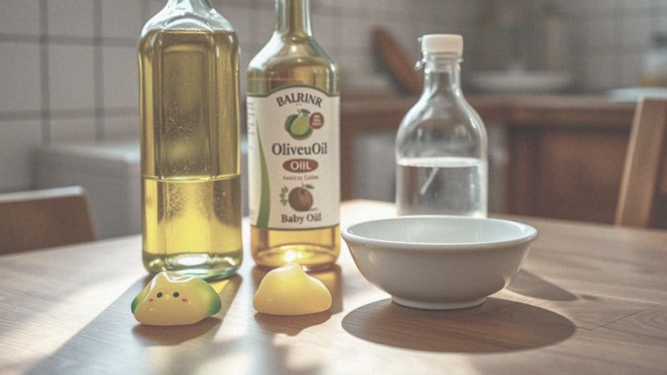 Jakie oleje roślinne pomagają w rozpuszczeniu plasteliny?