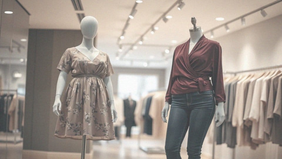 Jakie stylizacje polecane są dla kobiet plus size z wystającym brzuchem?