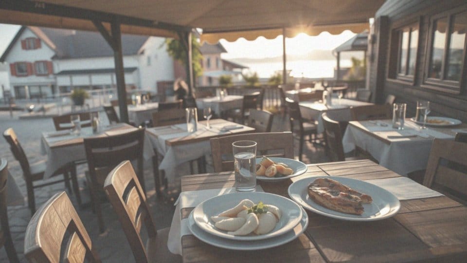 Jakie dania kuchni polskiej i międzynarodowej serwują restauracje w Krynicy Morskiej?
