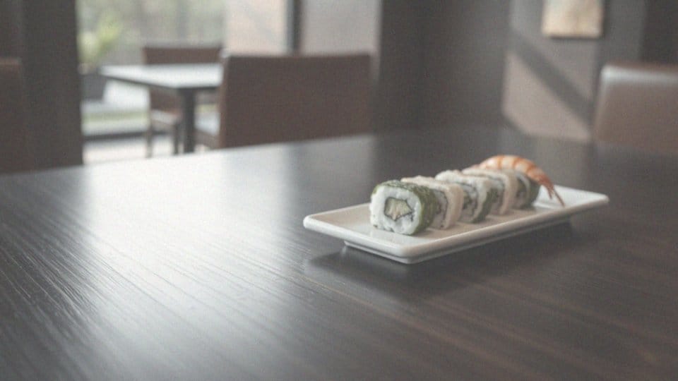 Jakie sushi ma najmniej kalorii?
