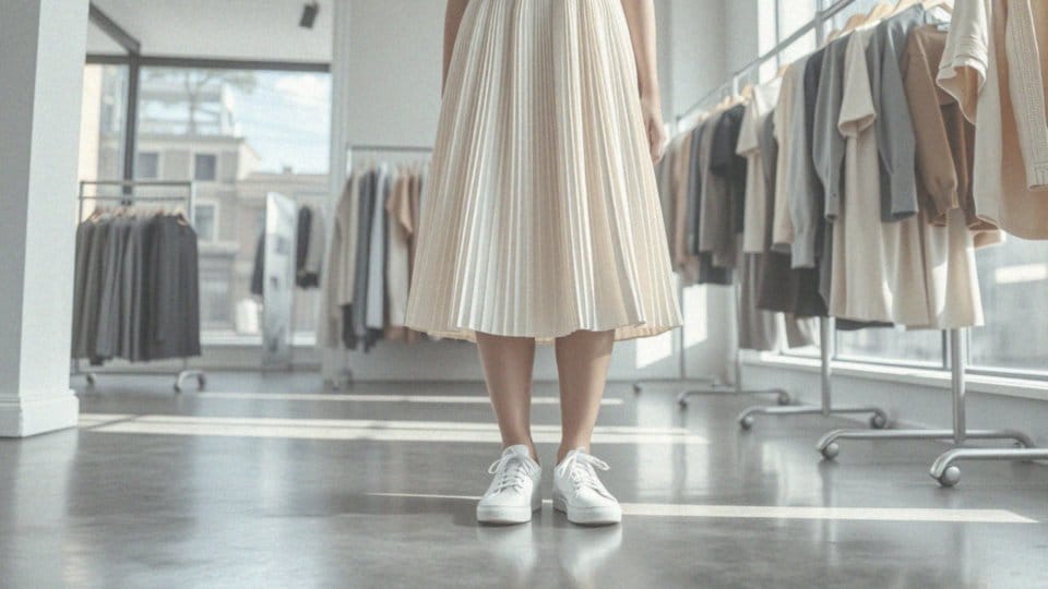 Jakie sporty buty można nosić ze spódnicą?
