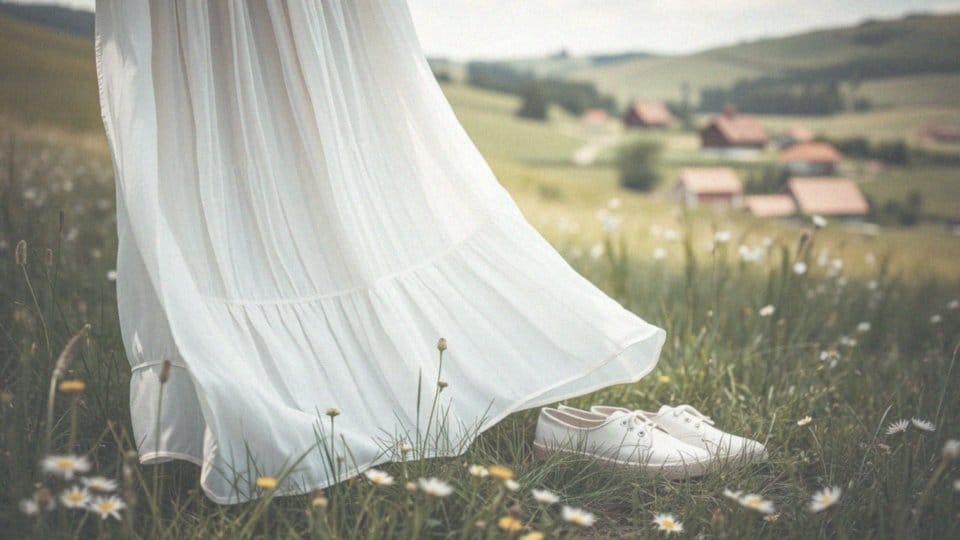 Jakie białe buty wybrać do białej sukienki dla stylizacji boho?