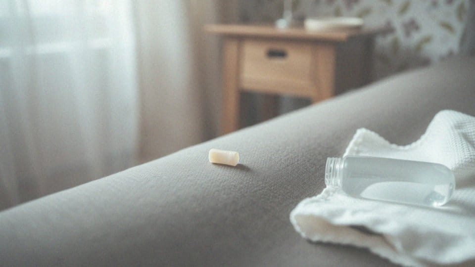 Jak ocet może pomóc w usunięciu gumy z kanapy?