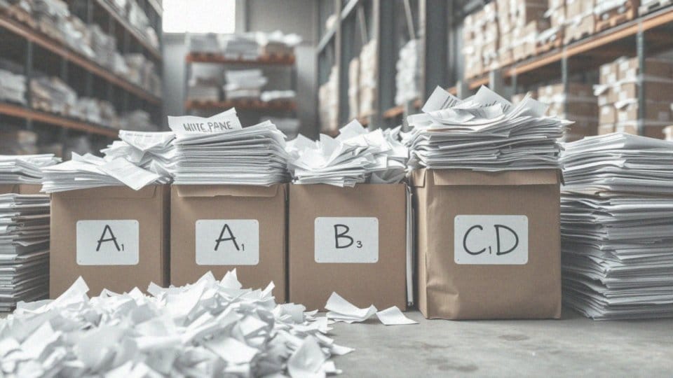 Co to jest makulatura A, B, C i D?