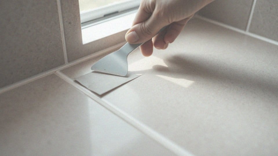 Jak wygląda proces usuwania folii samoprzylepnej z płytek?