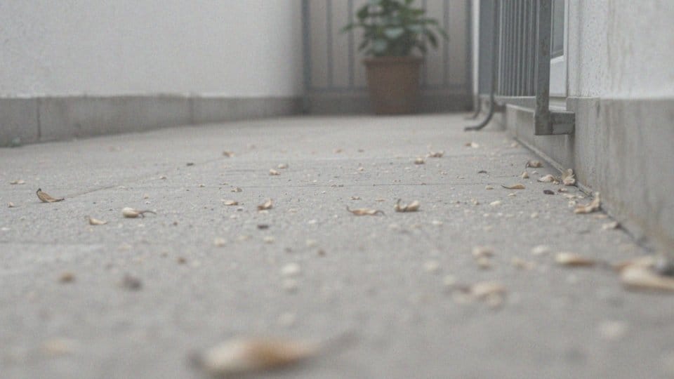 Jak usunąć ptasie odchody z balkonu? Praktyczne porady i metody