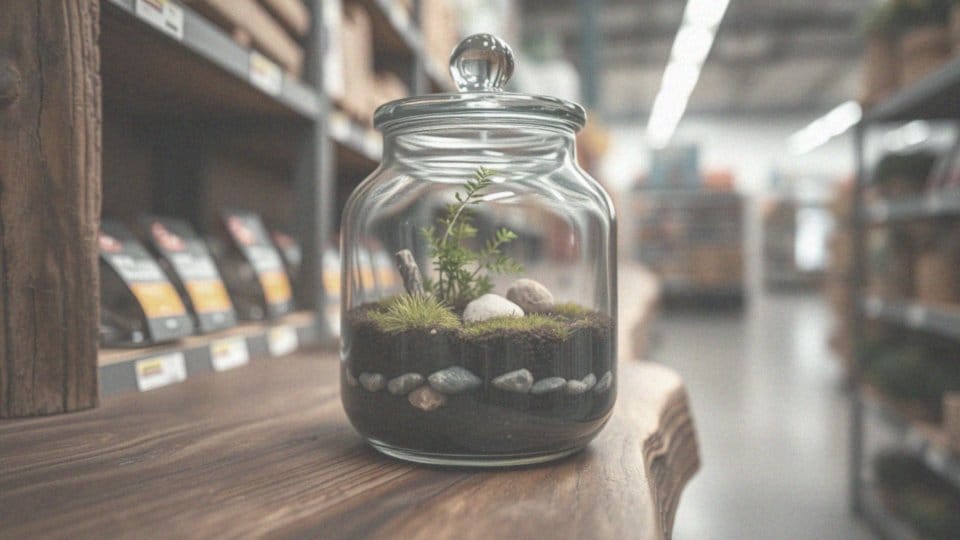 Las w słoiku Castorama – jak stworzyć miniaturowy ekosystem?