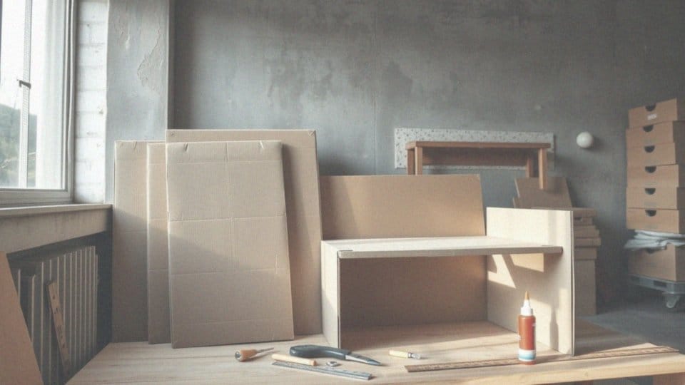 Meble z kartonu – jak zrobić je samodzielnie krok po kroku?