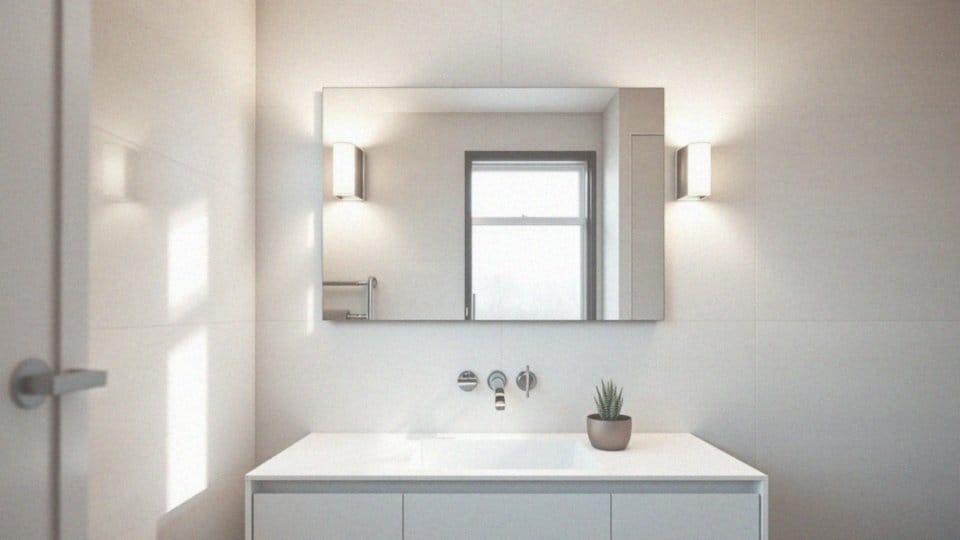 Oświetlenie w łazienkach nad lustrem – kluczowe aspekty i porady